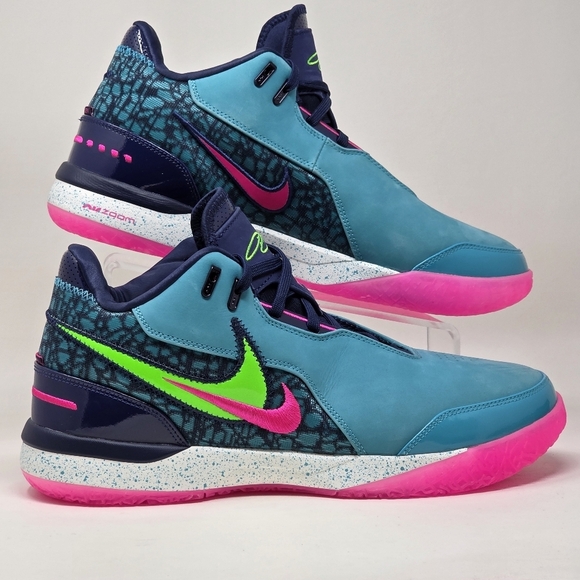 Nike Zoom Lebron NXXT Gen Miami South Beach Sneakers Men's Size 12.5 FJ1566-300 - Picture 2 of 9